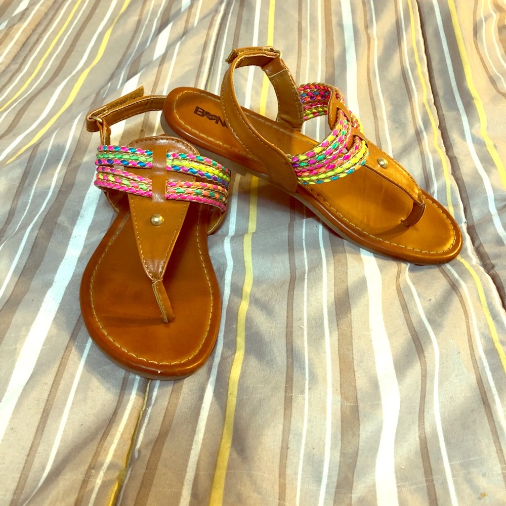 Bongo sandals. Worn once. Excellent condition.
